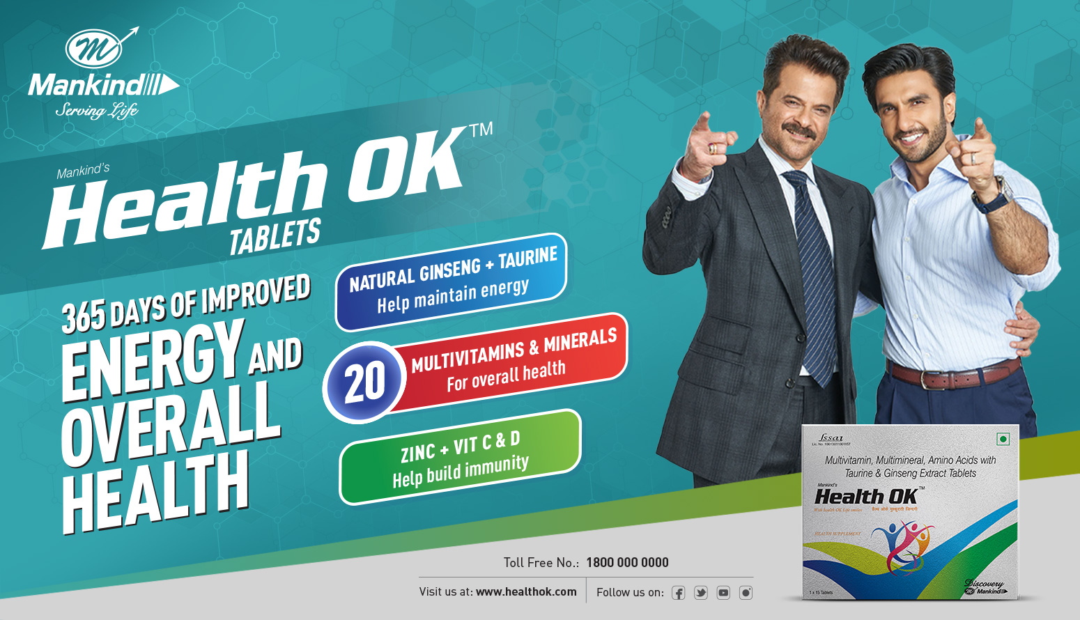 Why HealthOK Sachet Immunity & energy booster tablets