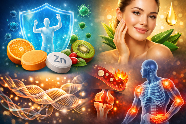Role and Benefit of Vitamin C and Zinc Tablets